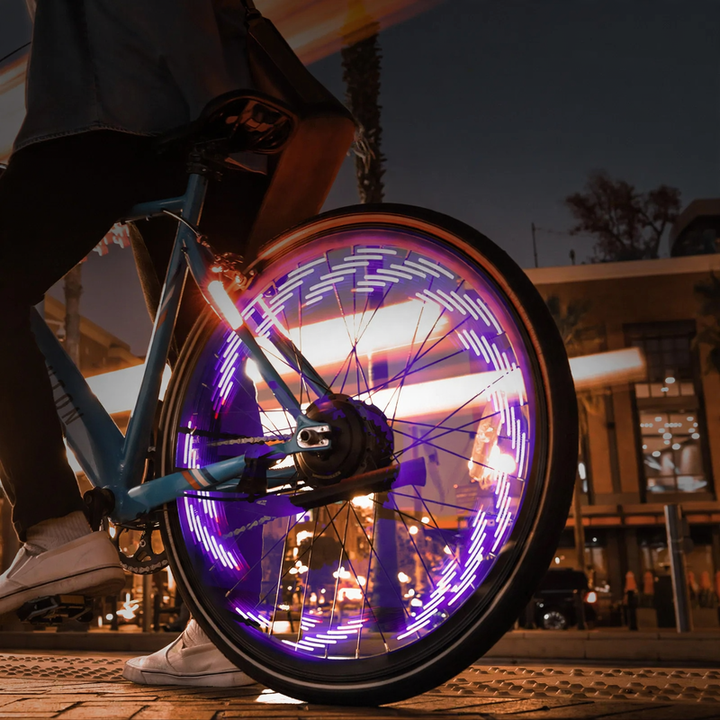 Bicycle hub blink light, wheel decoration, night ride