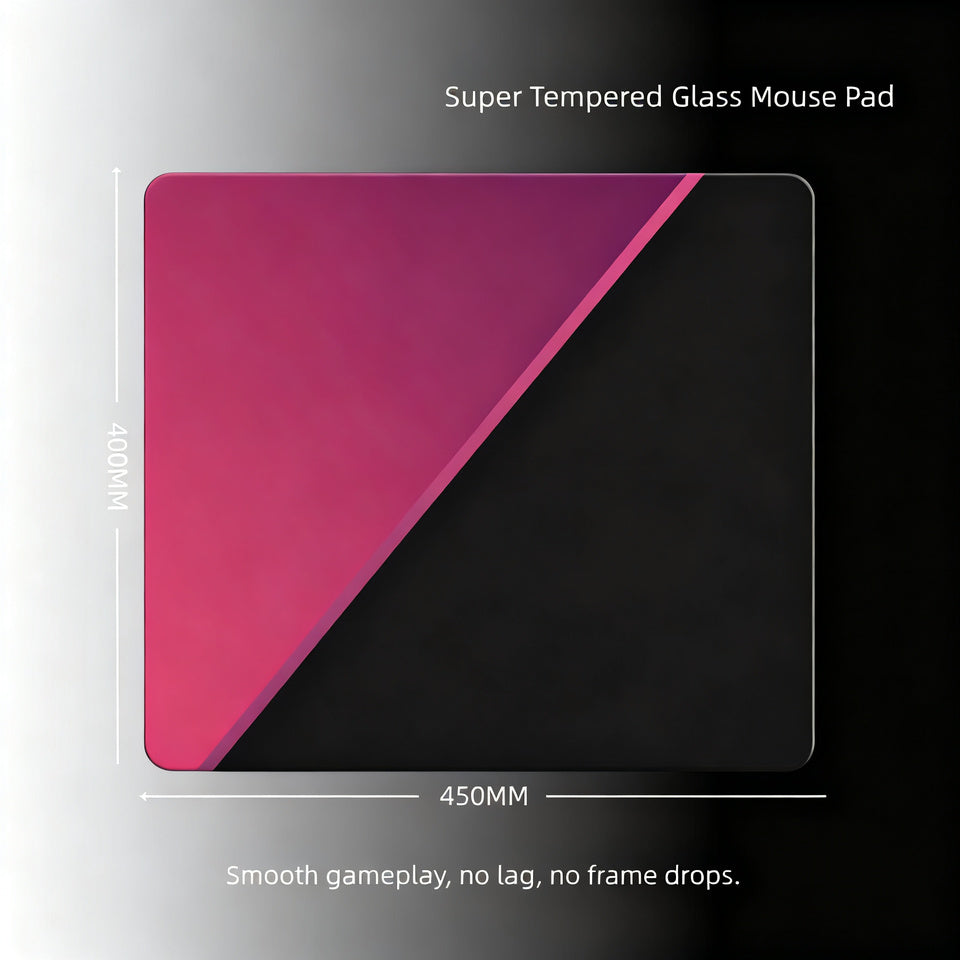 Tempered glass cushion for gaming mouse