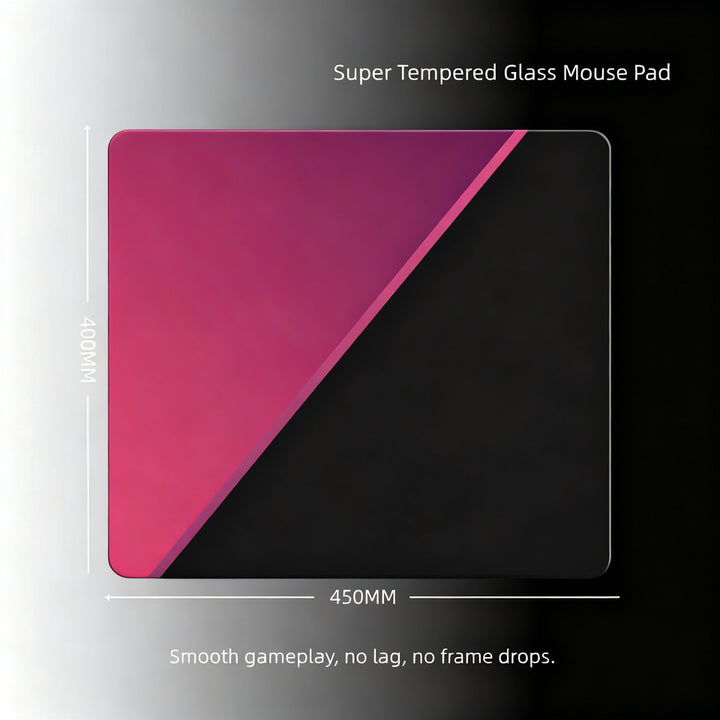 Tempered glass cushion for gaming mouse