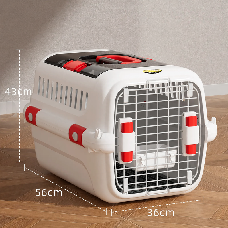 Transport box for pets, PP, with window