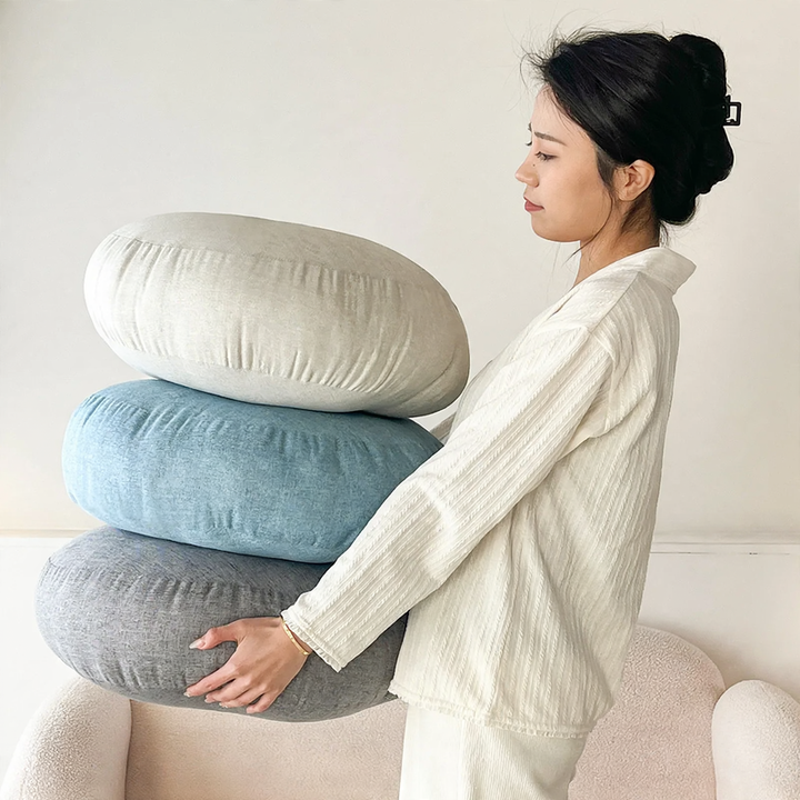 Linen seat cushion, 45×45 or 55×55 cm
