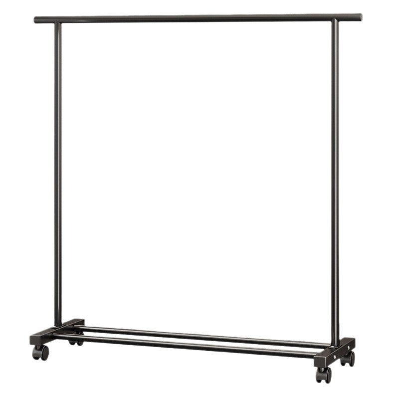 Standard clothing rack made of carbon steel, mobile