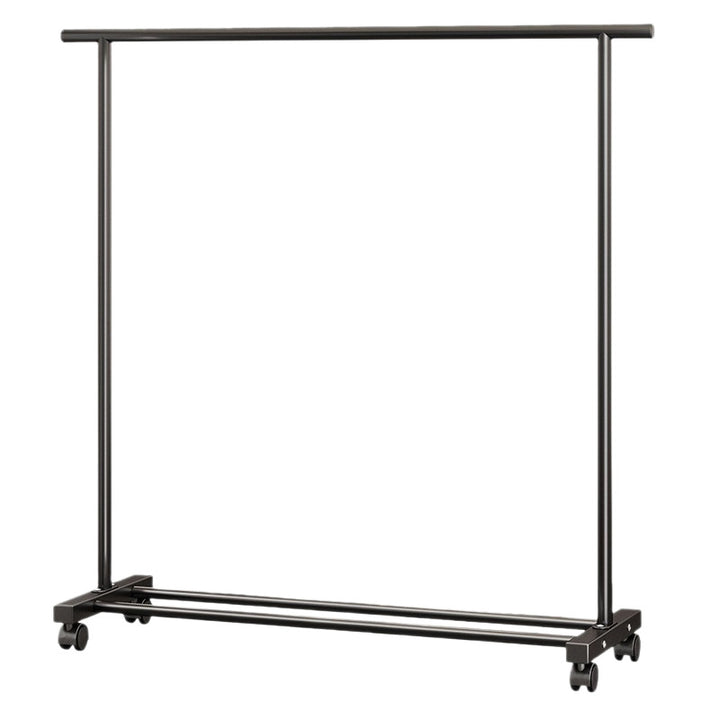 Standard clothing rack made of carbon steel, mobile