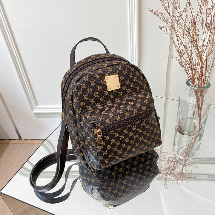 Backpack made of PU, breathable, fresh look
