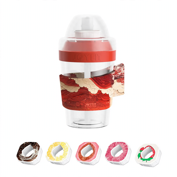 Sports water bottle with straw, 400 ml