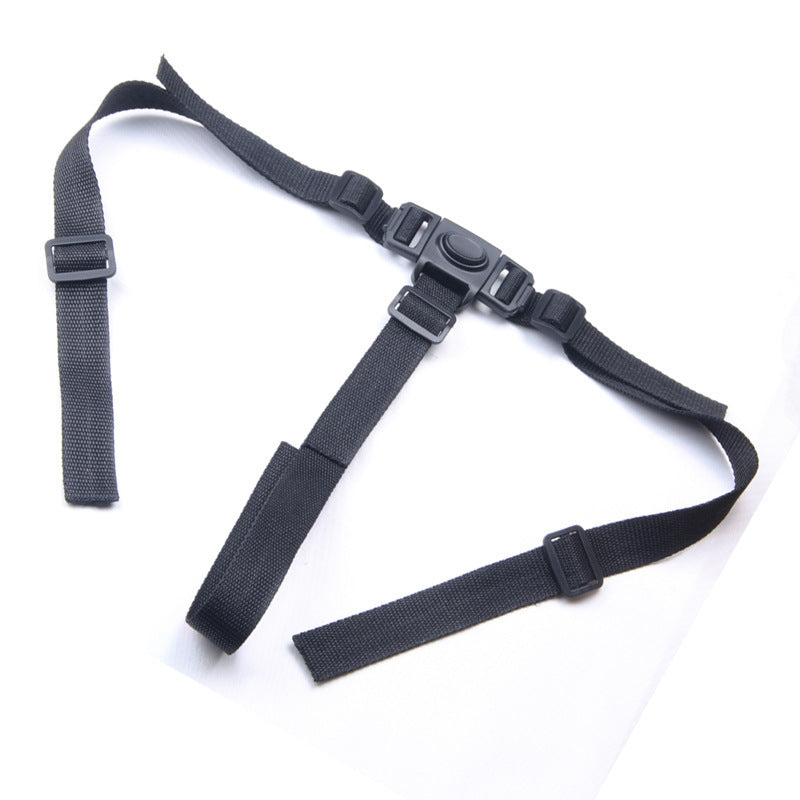 Safety belt for high chair, three-piece, made of nylon