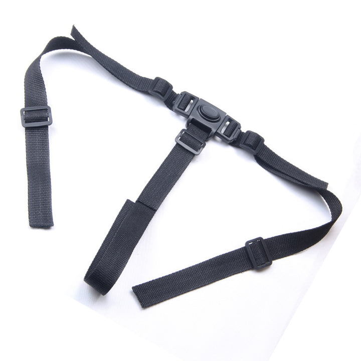 Safety belt for high chair, three-piece, made of nylon