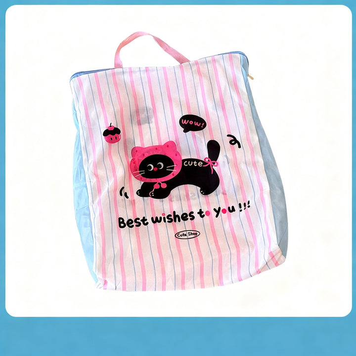 Laundry bag with handle, polyester