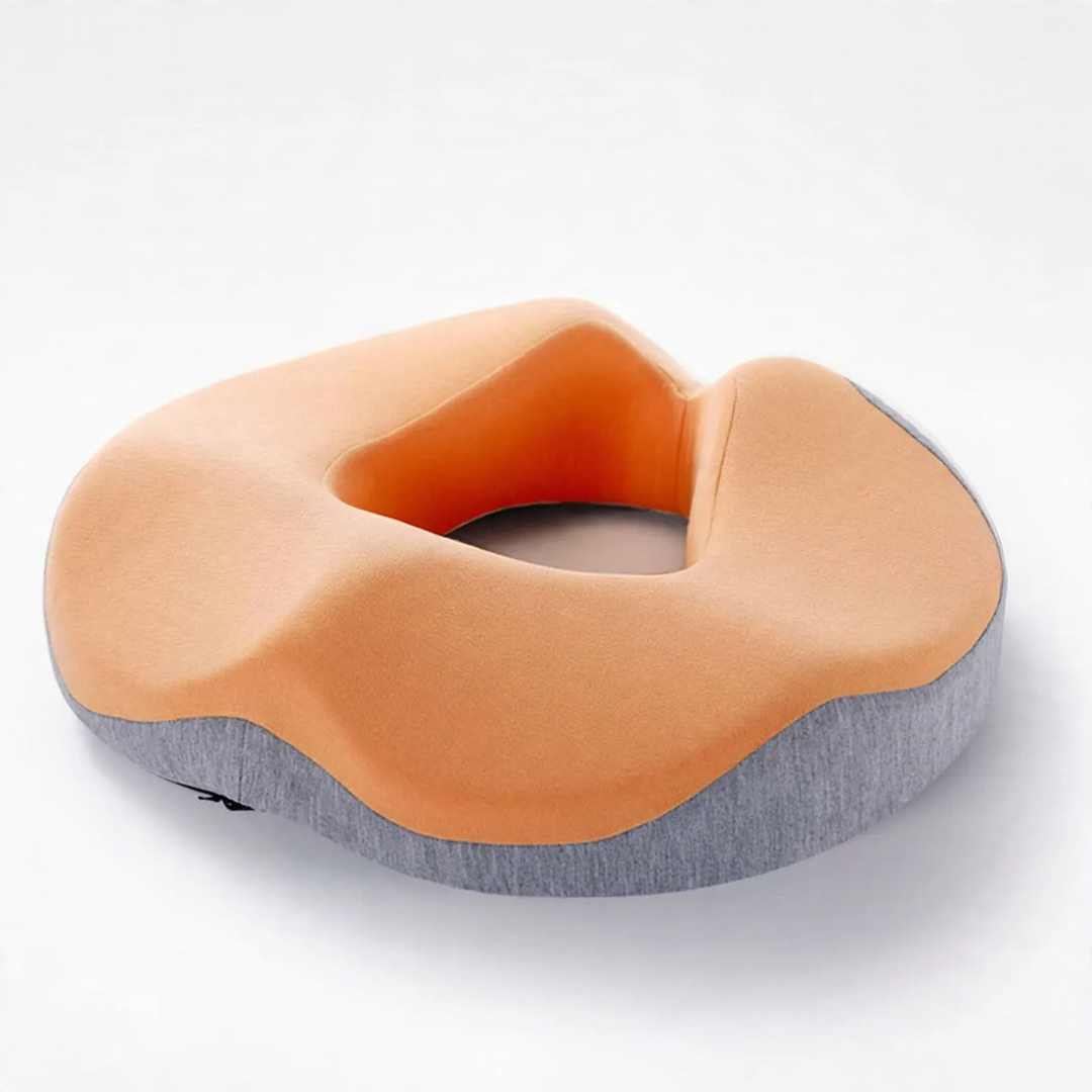Ergonomic seat cushion made of memory foam