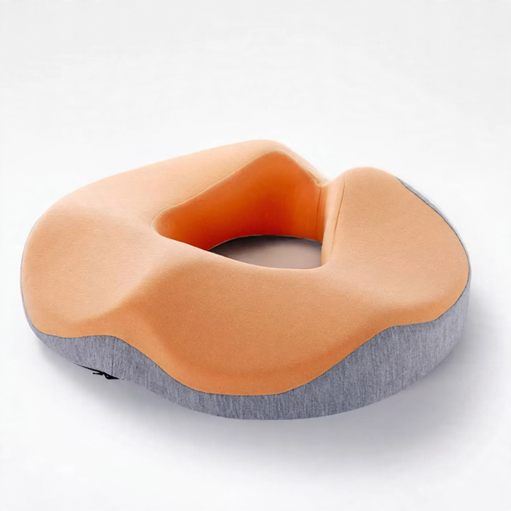 Ergonomic seat cushion made of memory foam