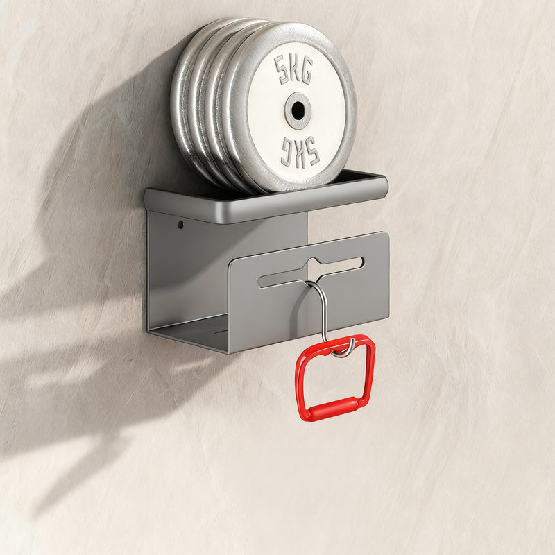 Wall-mounted paper towel holder made of aluminum