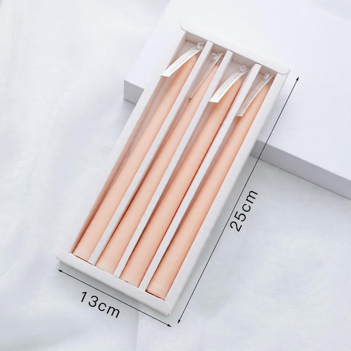 Glass candle holder with strawberry design