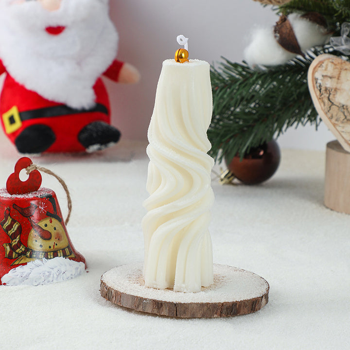 Handcrafted Christmas Scented Candle, Tree Shape