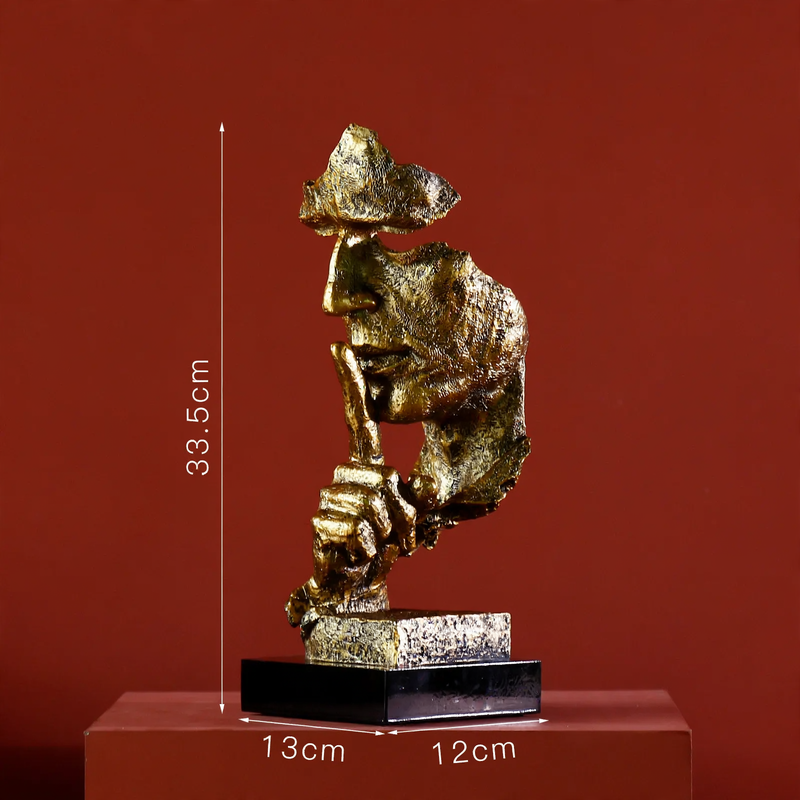Modern art figure made of resin, decoration