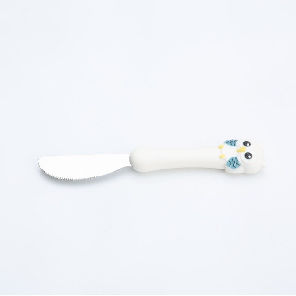 Children's tableware set made of stainless steel, portable