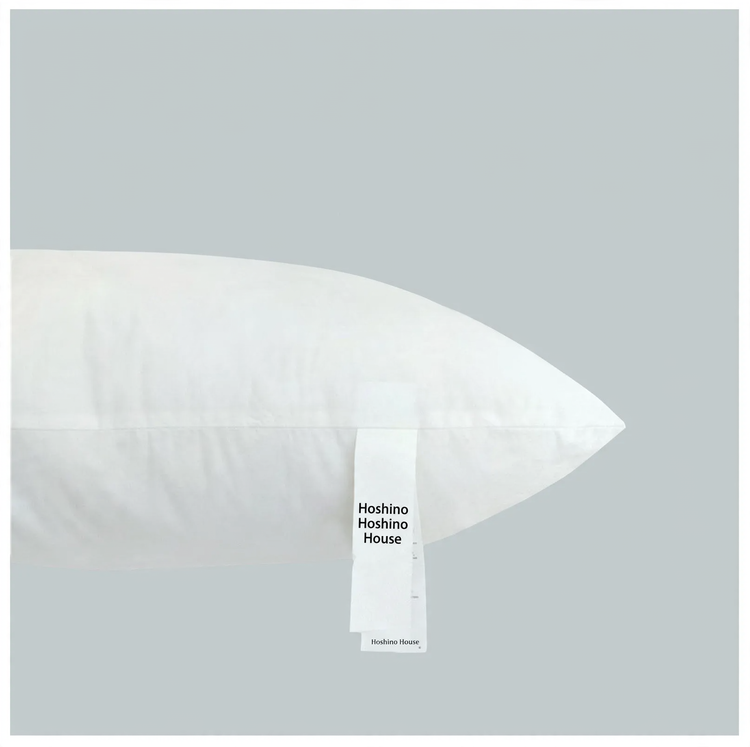 Goose down pillow, cotton, rectangular
