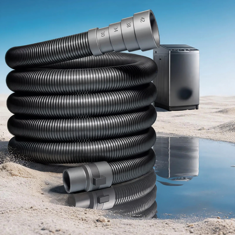 Drain hose for washing machines, PE-RT