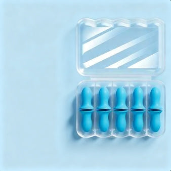 Silicone earplugs for sleeping and swimming