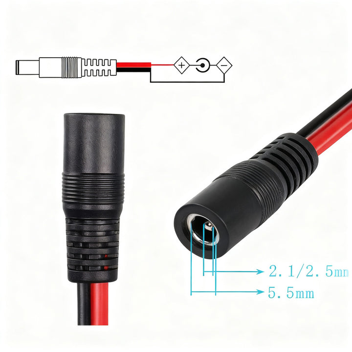 Extension cable, PVC sheath, copper