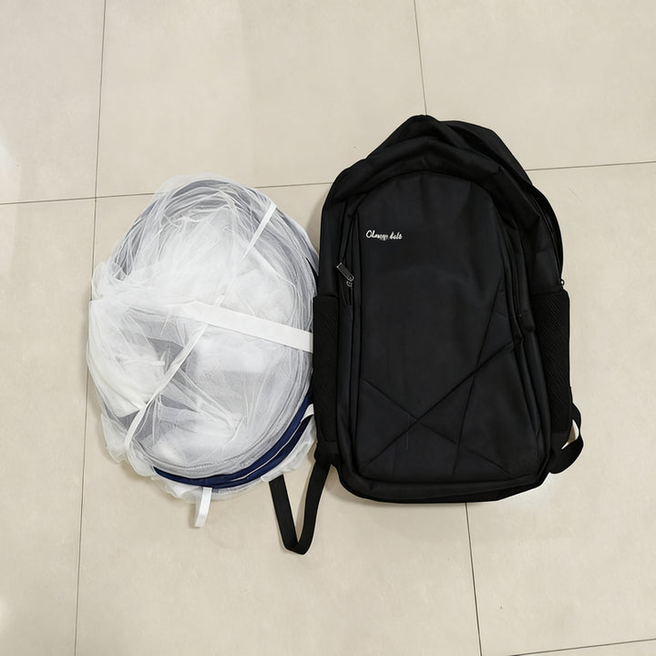 Portable mosquito net for travel, collapsible
