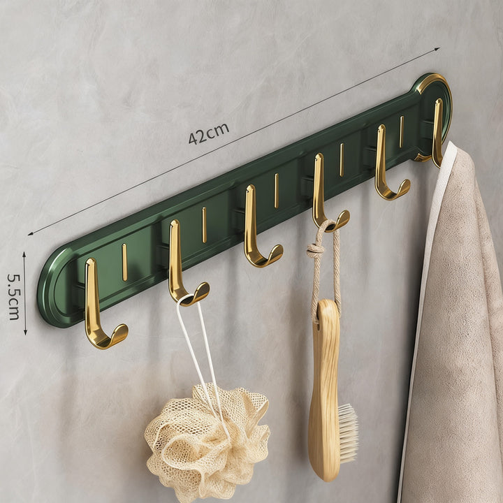 Aluminum wall hooks, self-adhesive, residues-free