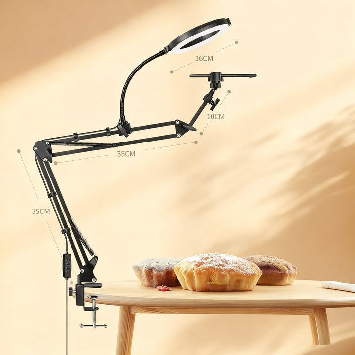 Selfie tripod with gimbal and face tracking