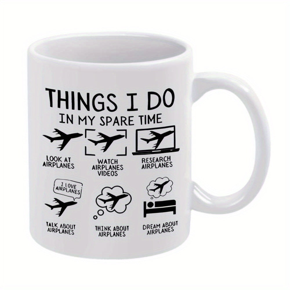 Ceramic mug with design, 301–400 ml