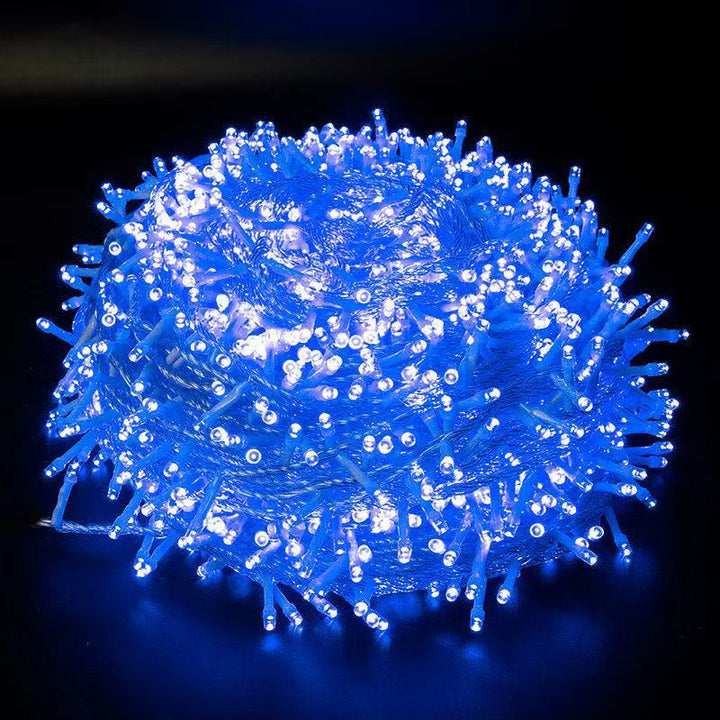 LED string lights with eight flashing effects, 10–50 m