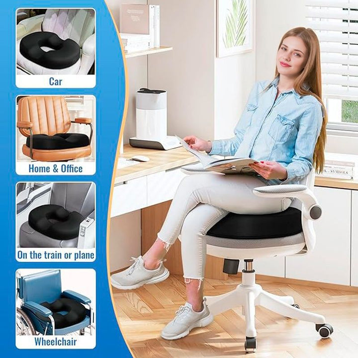 Seat cushion with memory foam for office and car