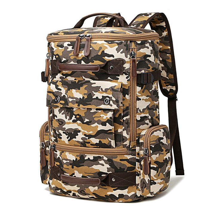 Canvas backpack, 20–35 L, for laptops up to 15 inches