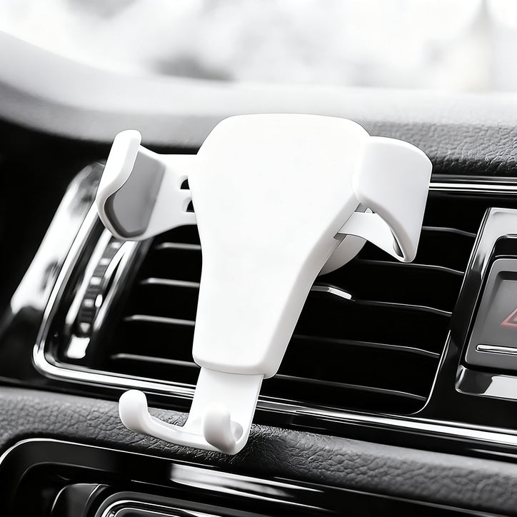 Car phone holder for the ventilation
