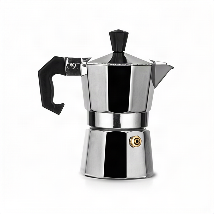Stainless steel espresso maker