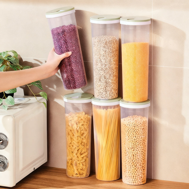 Pasta storage container with lid, PP, 1–2 l