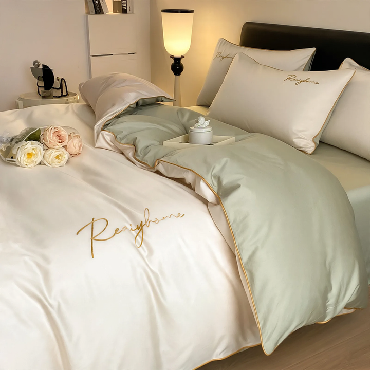 Cotton bedding set, 4-piece, 100% cotton