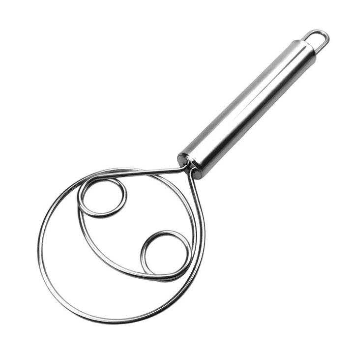 Stainless steel whisk for stirring and beating
