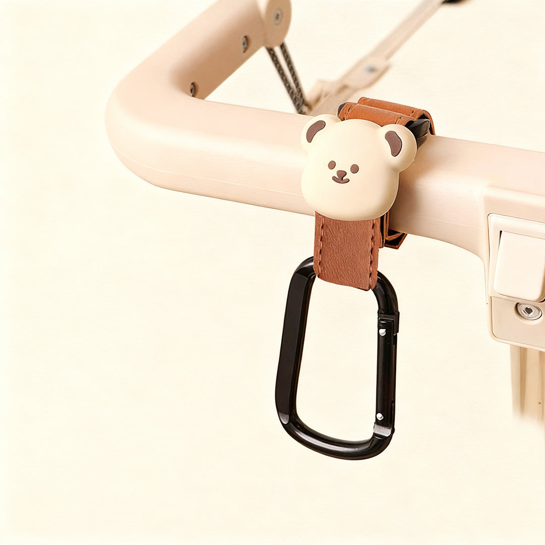 Aluminum stroller hook