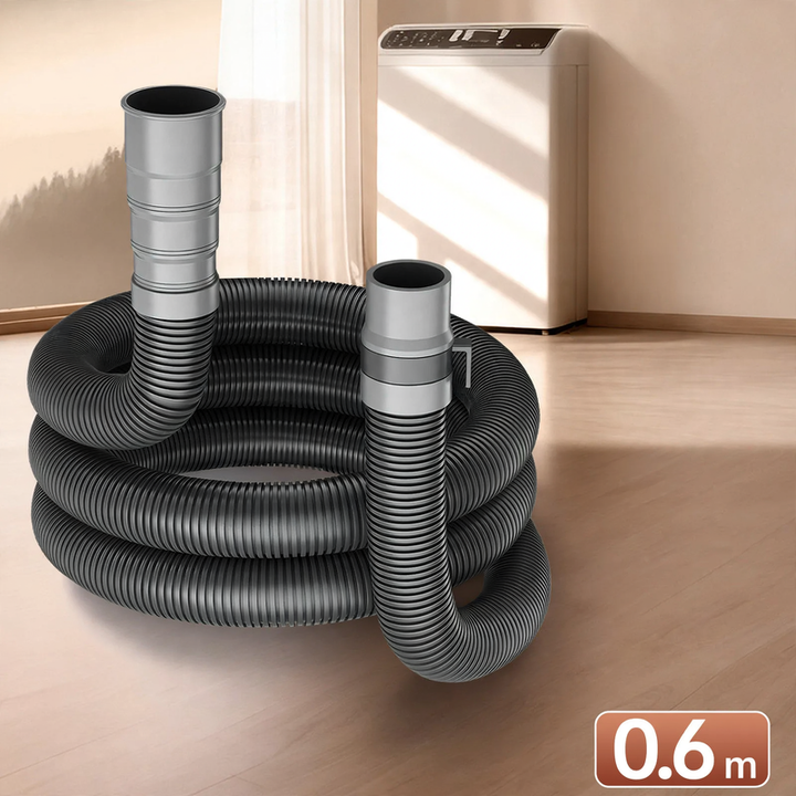 Washing machine drain hose, PVC/Silicone
