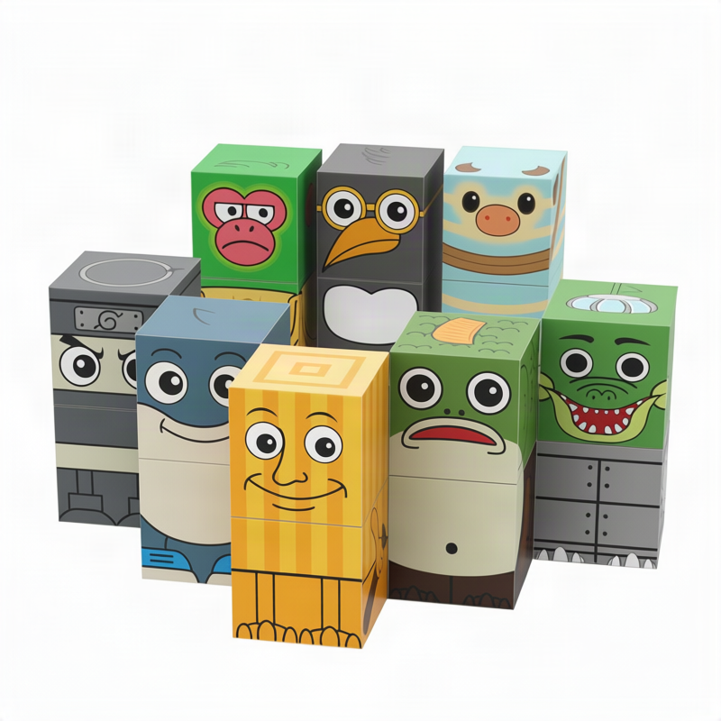 Magnetic building blocks, domino style
