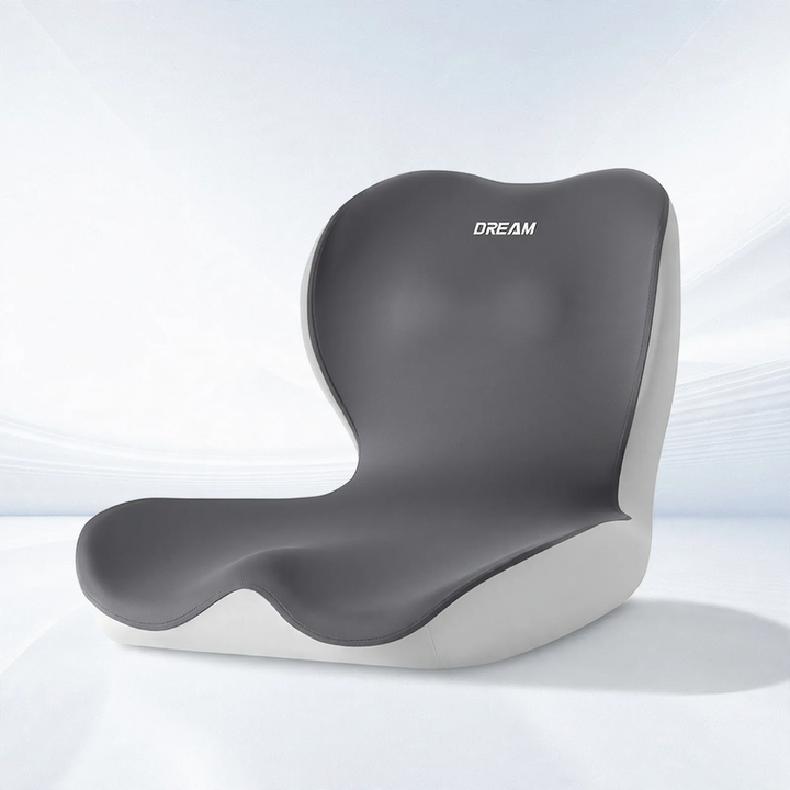 Office chair seat cushion with backrest