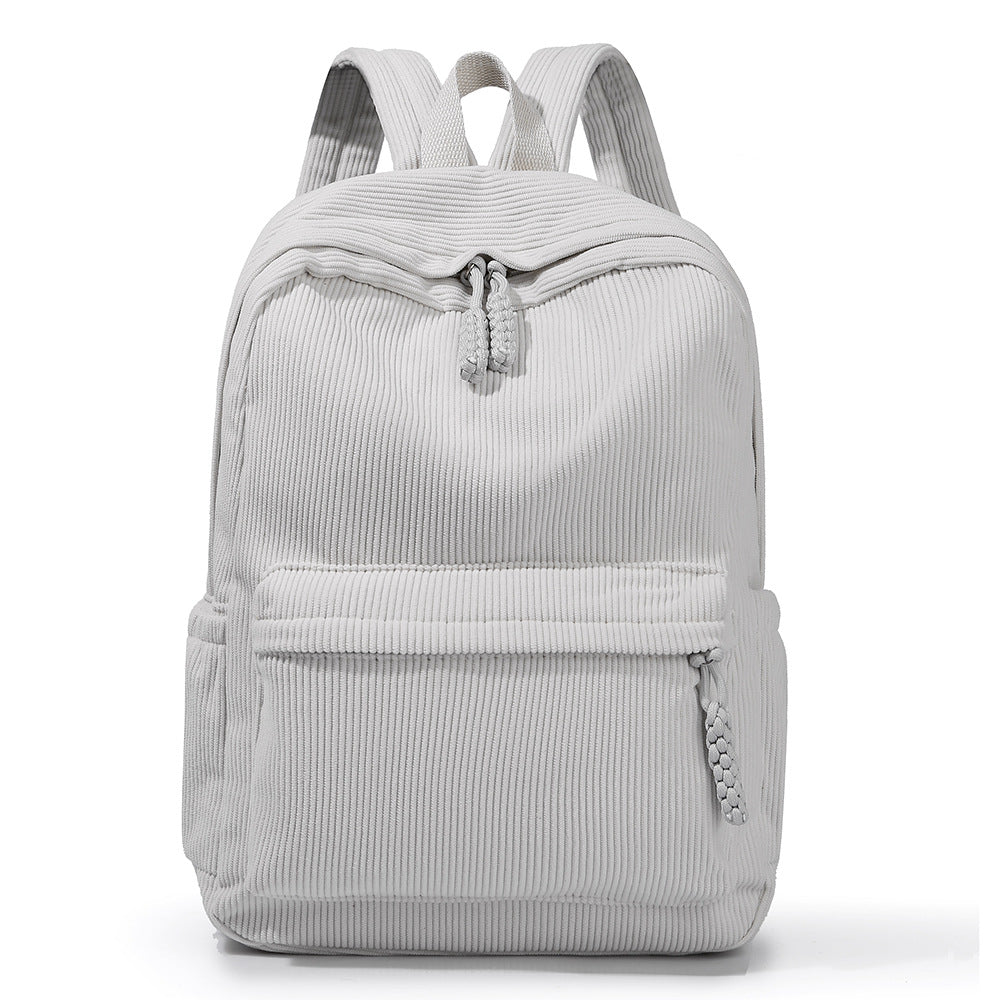 Cord backpack for university and travel
