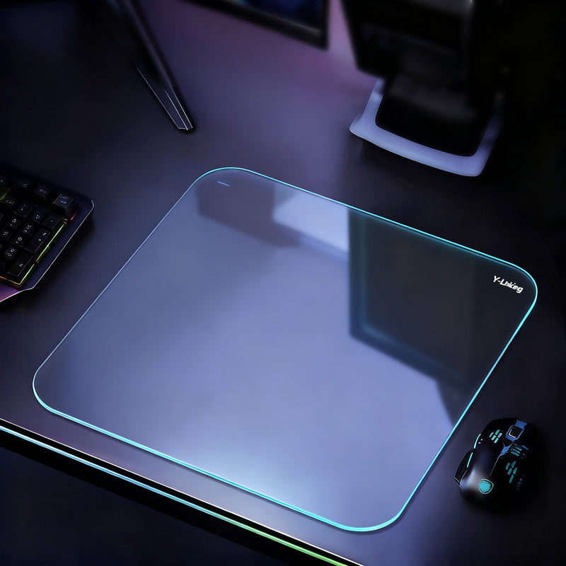 Tempered glass cushion for gaming mouse