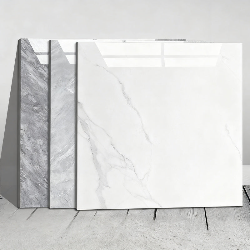 Self-adhesive PVC flooring with tile appearance