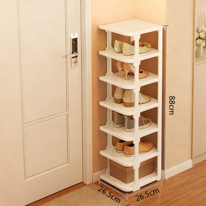 Plastic shoe rack, 9-layered