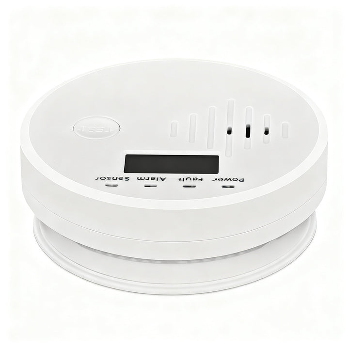 Carbon monoxide detector with LCD display