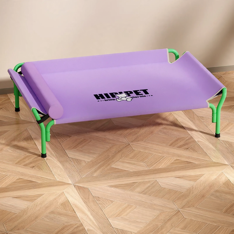 Dog bed with backrest, washable, all seasons