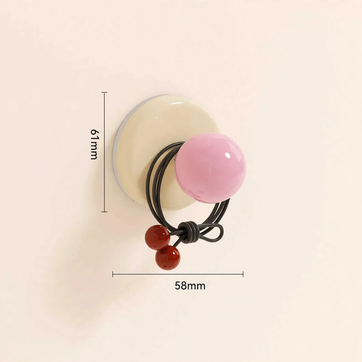 Suction cup hooks, reusable, various colors