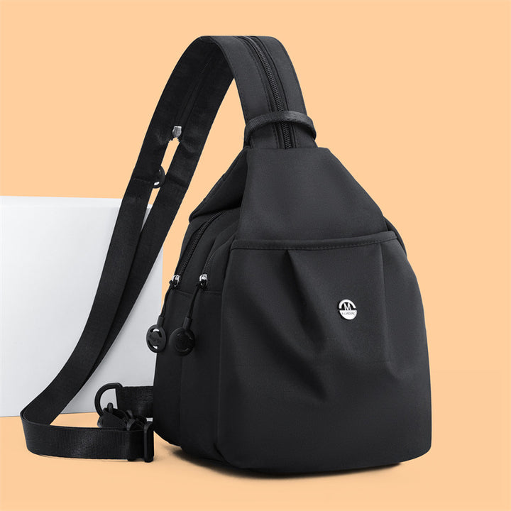 Compact backpack made of Oxford fabric, versatile use