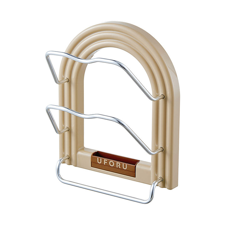 Wall shelf with suction cup, double layer, free mounting