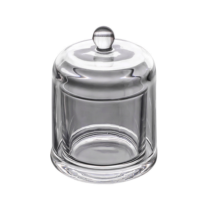 Glass bell jar candle cover