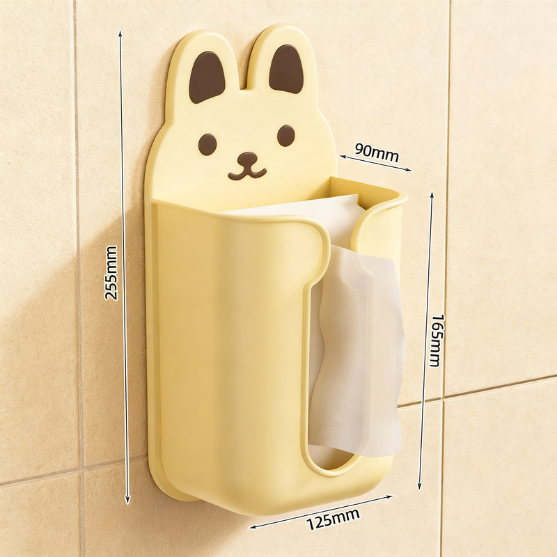 Wall-mounted paper towel holder, plastic